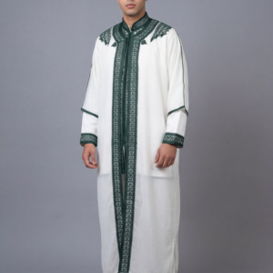 Jabador blanc vert royal